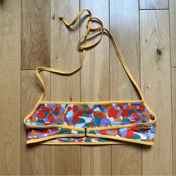 Madewell x OOKIOH Calabria Bandeau Bikini Top in Floral Print - Picture 5 of 7